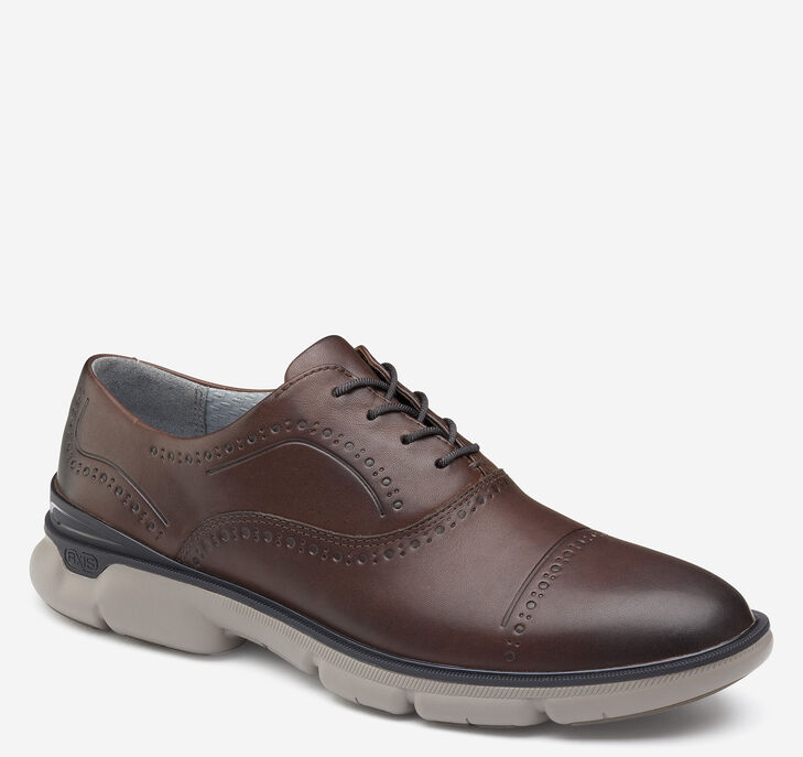 Johnston & Murphy XC4® Tanner Cap Toe Oxfordskor Herr - Röda/Bruna Finskor [LT4780695]